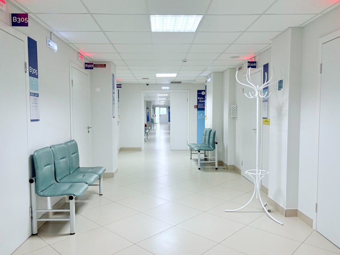 Modern hospital corridor in a Dubai healthcare facility prepared for DHA inspection